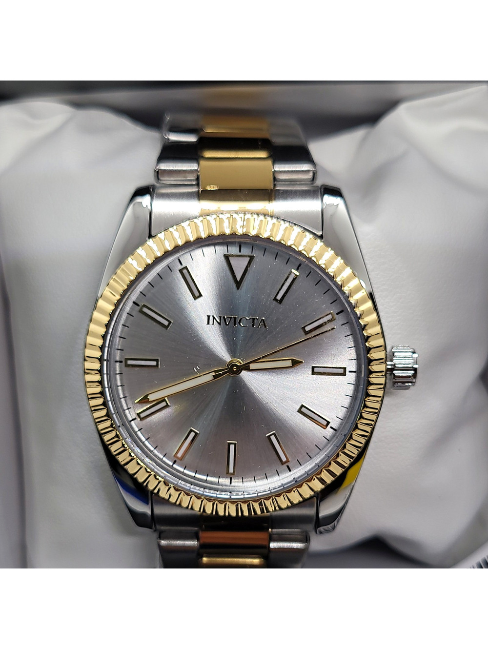 611 Invicta Celestial Langdon Silver Dial Two-Tone Band